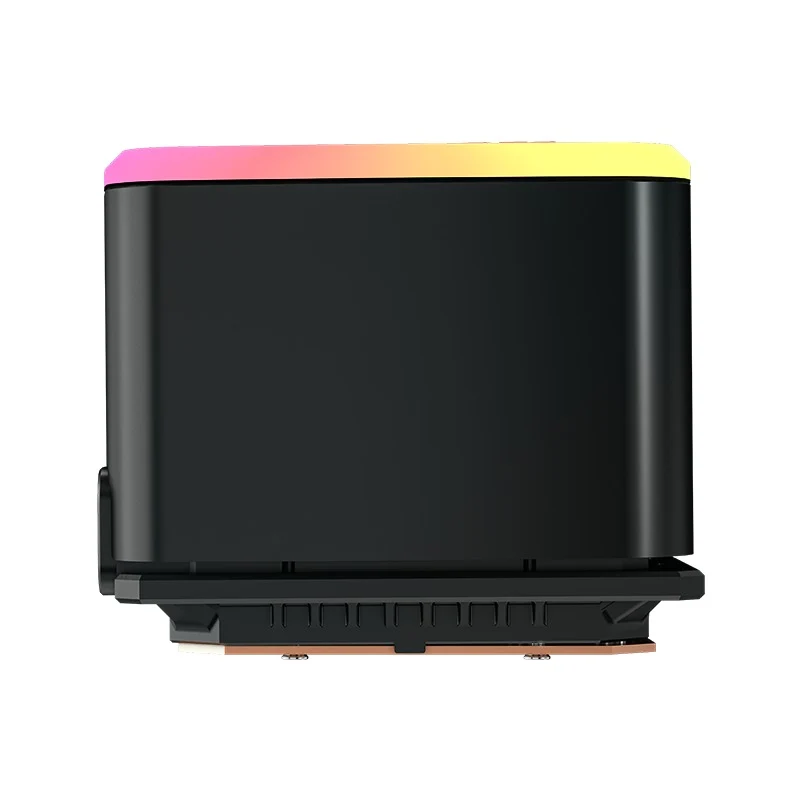 XYZ AquaPulse AIO 360 ARGB Liquid Cooler with Temperature Display (Black, White)