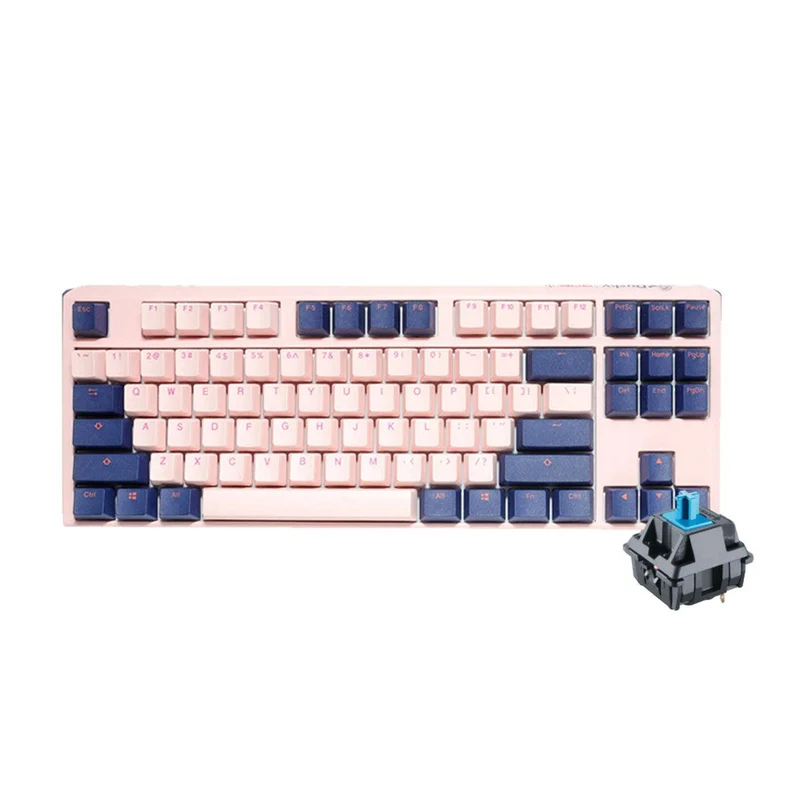 Ducky One 3 Fuji TKL Hotswap Double Shot PBT Mechanical Keyboard (Cherry MX Blue) (DKON2187-CUSPDFUPBBC1)