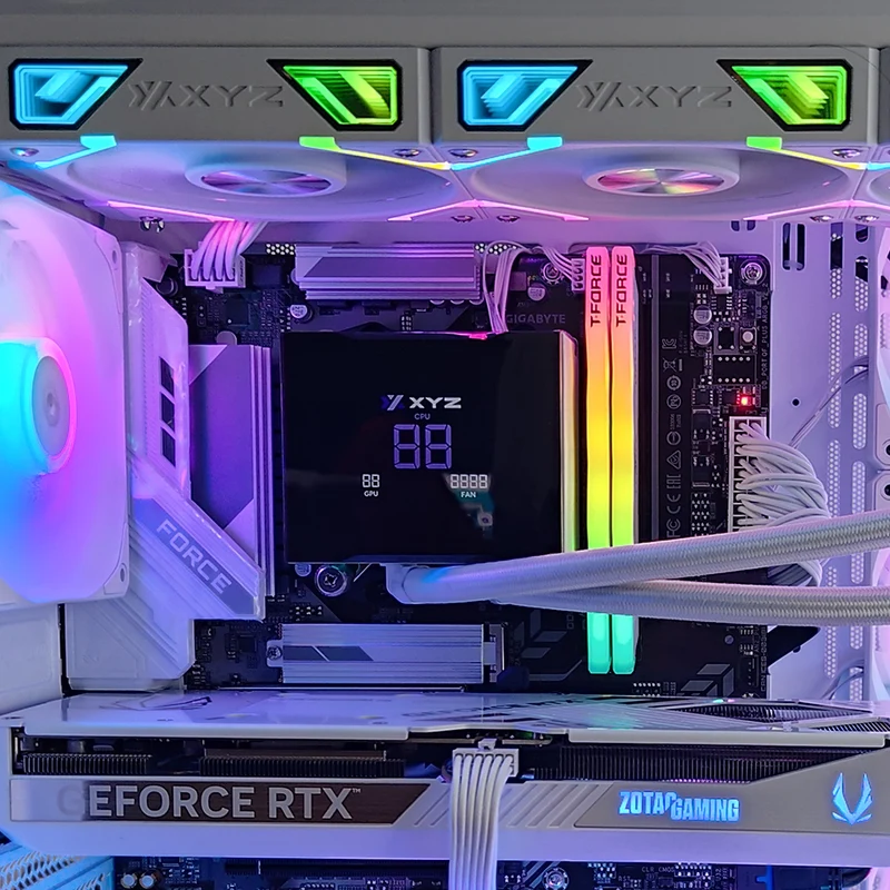 Aurora Tesseract X 2D White Desktop Gaming PC | AMD Ryzen 7 8700F | 32GB RAM | 1TB SSD | RTX 5070 | Windows 11 Pro