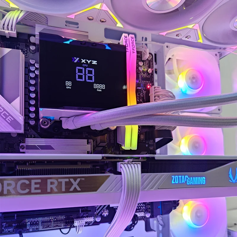 Aurora Tesseract X 2D White Desktop Gaming PC | AMD Ryzen 7 8700F | 32GB RAM | 1TB SSD | RTX 5070 | Windows 11 Pro