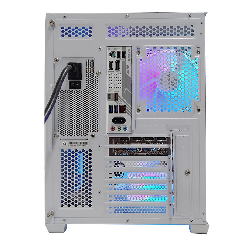 Aurora Tesseract X 2D White Desktop Gaming PC | AMD Ryzen 7 8700F | 32GB RAM | 1TB SSD | RTX 5070 | Windows 11 Pro