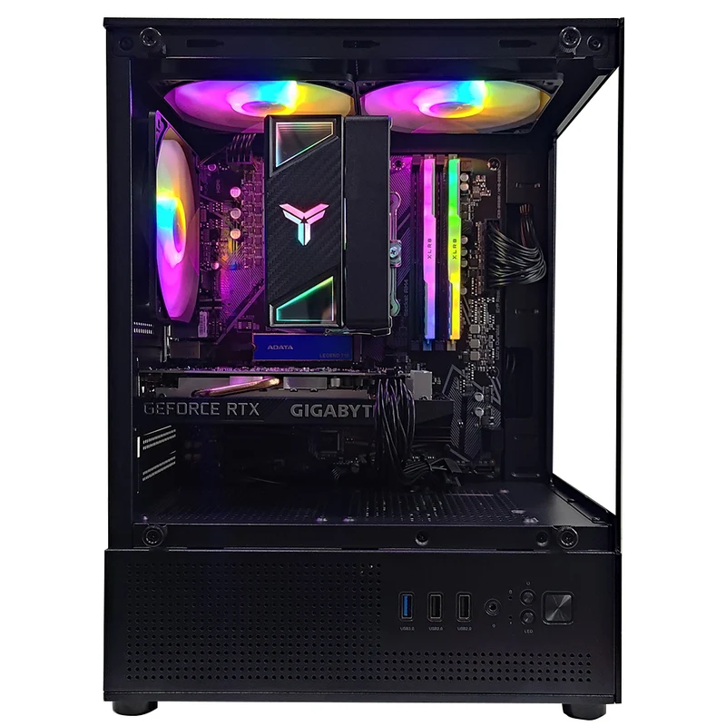 Alpha Juro Black Desktop Gaming PC | AMD Ryzen 5 5500 | 16GB RAM | 512GB SSD | RTX 3050 | Windows 11 Pro