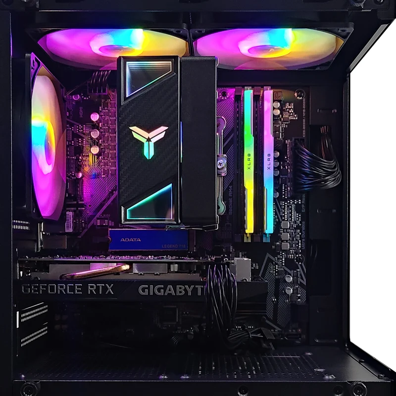 Alpha Juro Black Desktop Gaming PC | AMD Ryzen 5 5500 | 16GB RAM | 512GB SSD | RTX 3050 | Windows 11 Pro