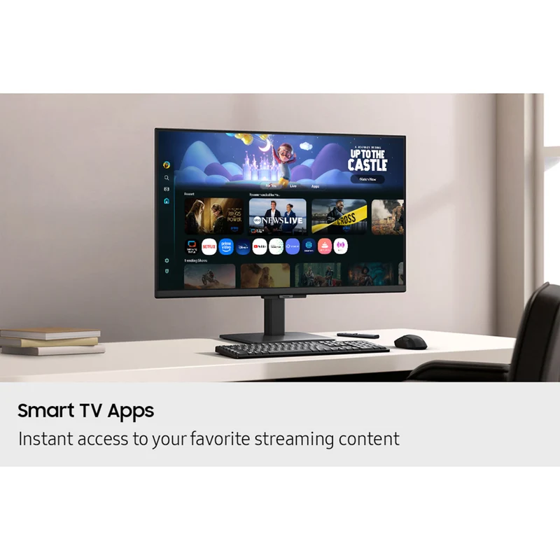 Samsung M5 M50F LS32FM500EEXXP 32" FHD (1920x1080) 60Hz 4ms GTG VA Smart Monitor with Tilt Adjustment