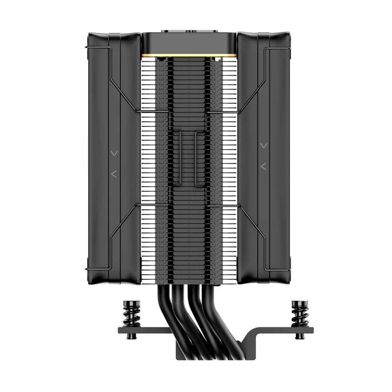 Ocypus Iota A40 Dual Fan 4 Heat-Pipes Single Tower Air Cooler with Dot-Matrix Digital Display (Black, White)