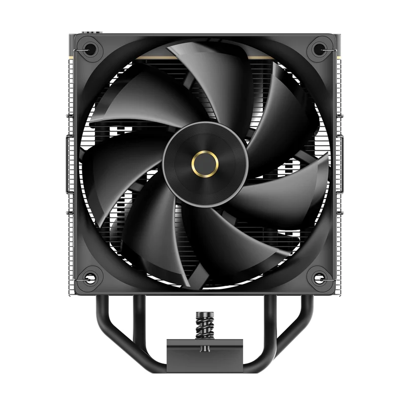 Ocypus Iota A40 Dual Fan 4 Heat-Pipes Single Tower Air Cooler with Dot-Matrix Digital Display (Black, White)