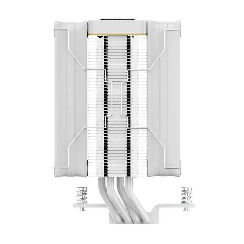 Ocypus Iota A40 Dual Fan 4 Heat-Pipes Single Tower Air Cooler with Dot-Matrix Digital Display (Black, White)