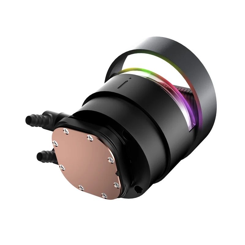Ocypus Sigma L36 ARGB 360mm ARGB AIO Liquid Cooler with 2.4" IPS Display (Black, White)