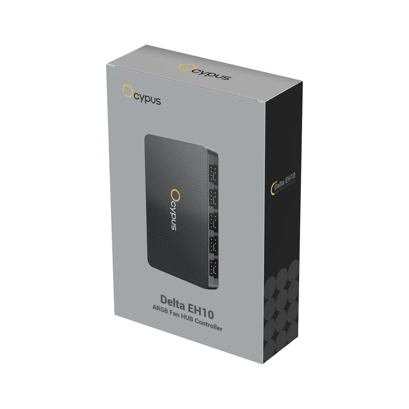Ocypus Delta EH10 Pro ARGB Fan Hub Controller (Black) (Delta-EH10-BKN00PXX-GL)