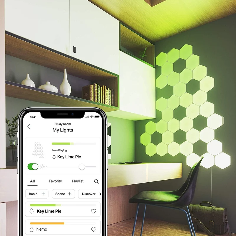 NANOLEAF SHAPES NL42-0001HX-3PK HEXAGON EXPANSION PACK 3 ADD-ON LIGHT PANELS