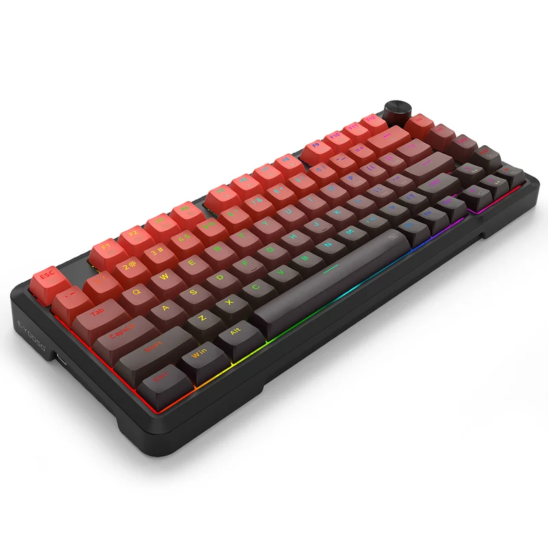E-Yooso HZ-82 RGB 82-Keys Wired Mechanical Keyboard Gradient Red (Ultra Magnetic Switch)
