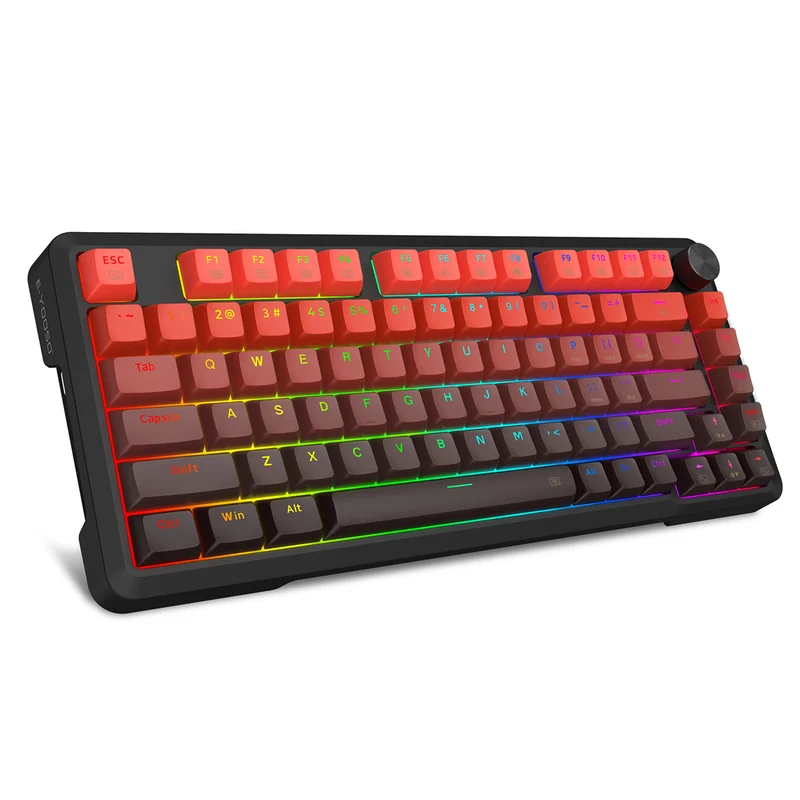 E-Yooso HZ-82 RGB 82-Keys Wired Mechanical Keyboard Gradient Red (Ultra Magnetic Switch)