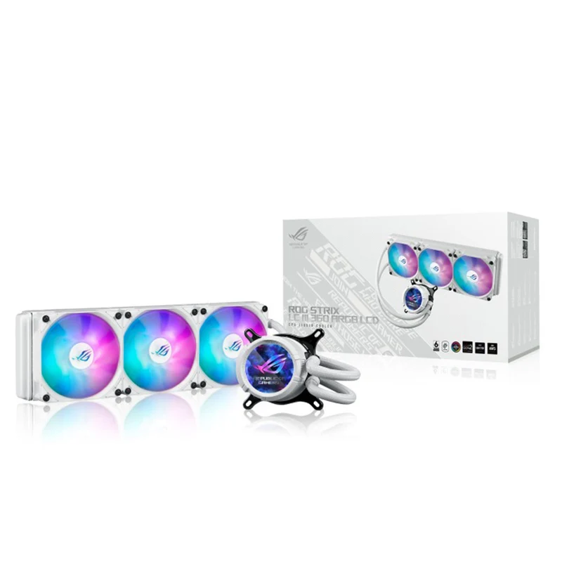 Asus ROG Strix LC III 360 ARGB LCD CPU Liquid Cooler (Black, White)
