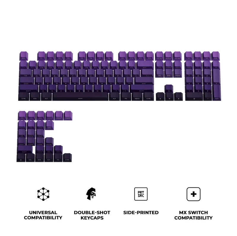 Akko Purple Keycap Set Cherry Profile 135 Keys