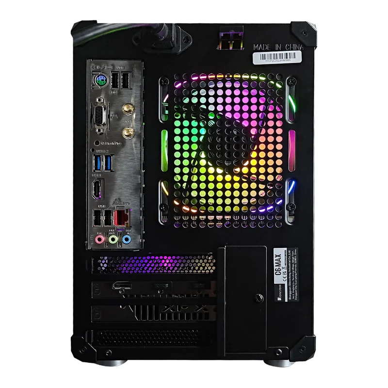 Sigma C6 Max Black Desktop Gaming PC | Ryzen 5 7500F | 32GB RAM | 1TB SSD | RX 9060 XT | Windows 11 Pro