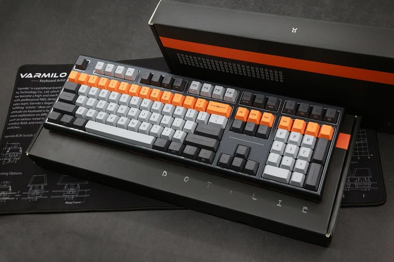 Varmilo VBM108 Bot Lie Mechanical Keyboard (Varmilo EC Rose V2) (A01A003B0A4A01A005)