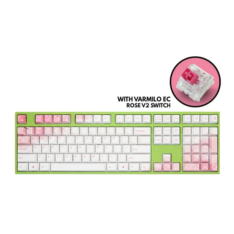 Varmilo MA108M Nara Mechanical Keyboard (Varmilo EC Rose V2) (MA108MA047B0A4A01A040)