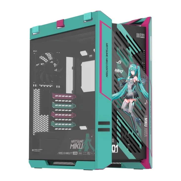 Powered by ASUS: Hatsune Miku Desktop Gaming PC | AMD Ryzen 7 9800X3D | 64GB RAM | 2TB SSD | RTX 5080 | Windows 11 Pro