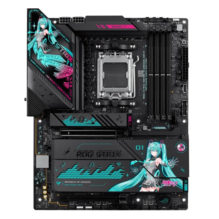 Powered by ASUS: Hatsune Miku Desktop Gaming PC | AMD Ryzen 7 9800X3D | 64GB RAM | 2TB SSD | RTX 5080 | Windows 11 Pro
