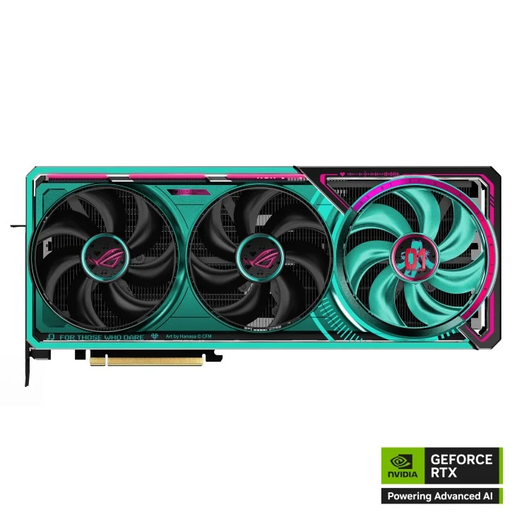 Powered by ASUS: Hatsune Miku Desktop Gaming PC | AMD Ryzen 7 9800X3D | 64GB RAM | 2TB SSD | RTX 5080 | Windows 11 Pro