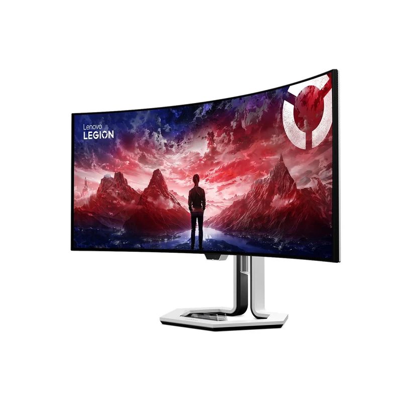 Lenovo Legion Pro 34WD-10 67C9UAC1PH 34" WQHD (3440X1440) 240Hz 0.03 MS OLED Gaming Monitor With Height / Tilt / Swivel / Pivot Adjustment (White and Black)