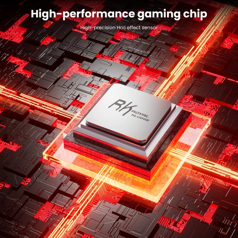 Royal Kludge RK-M75 HE Single-Mode RGB 81 Keys Hot-Swappable Mechanical Keyboard Hephaestus (Mint Switch)