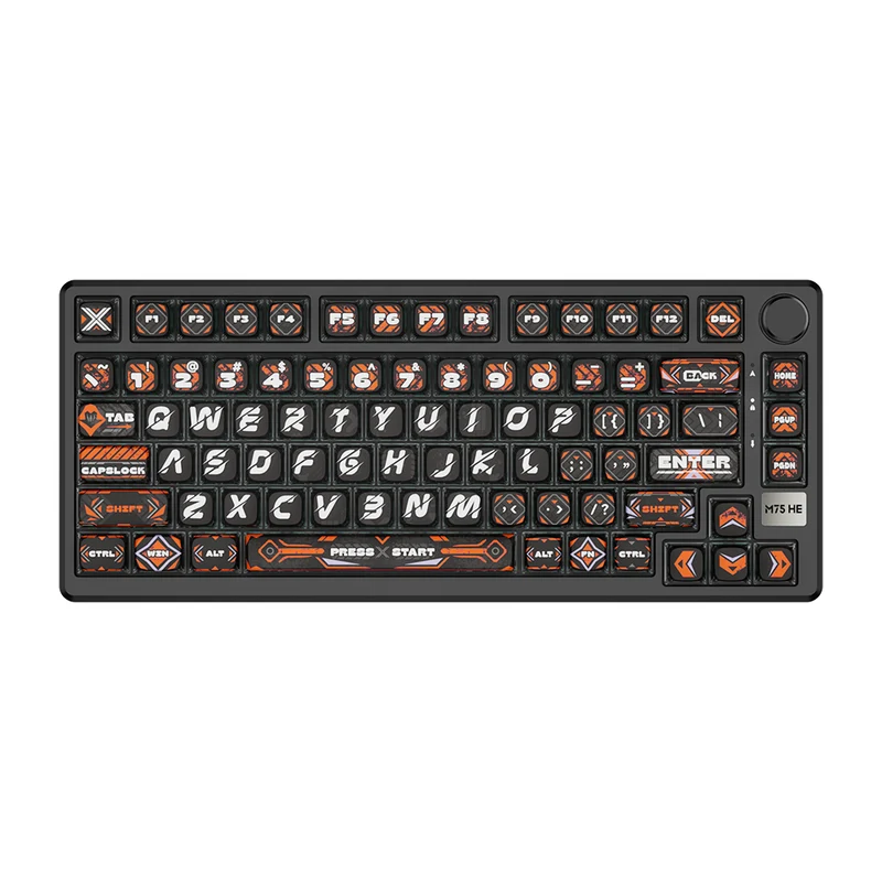 Royal Kludge RK-M75 HE Single-Mode RGB 81 Keys Hot-Swappable Mechanical Keyboard Hephaestus (Mint Switch)