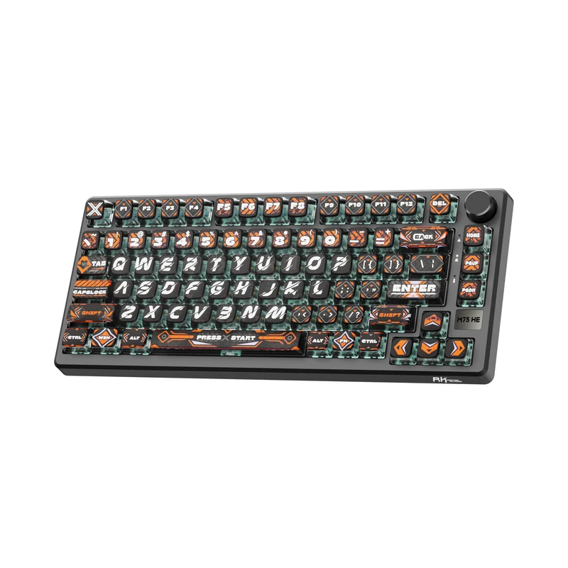 Royal Kludge RK-M75 HE Single-Mode RGB 81 Keys Hot-Swappable Mechanical Keyboard Hephaestus (Mint Switch)