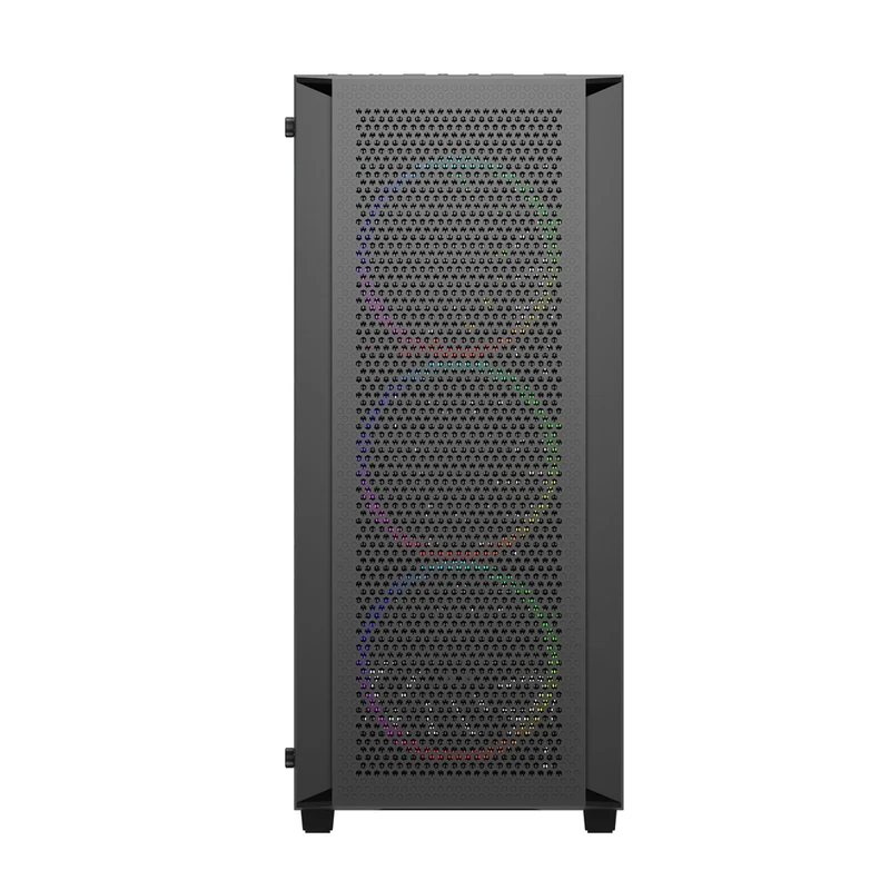 Trendsonic Breeze Mesh Front/TG Side Panel ATX PC Case with 4x Fixed Color Fan