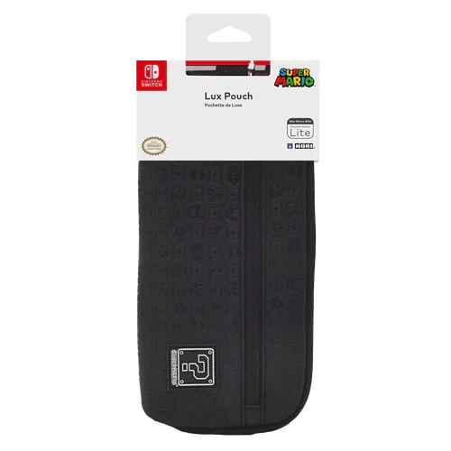 HORI NSW LUX POUCH SUPER MARIO EDITION FOR NSW/NSW LITE (BLACK) (NSW-224U)