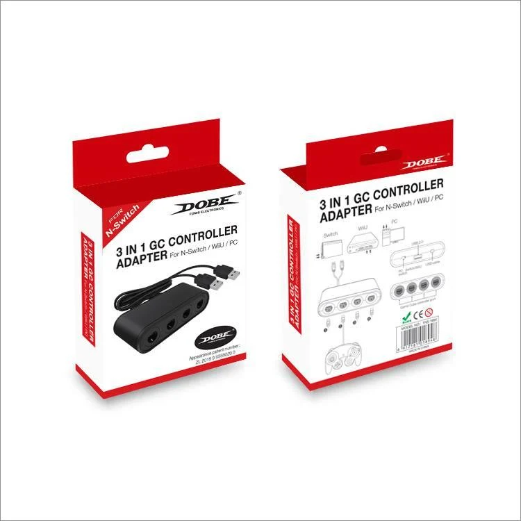 Dobe NSW 3 IN 1 GC Controller Adapter For N-SWITCH/WIIU/PC TNS-1894