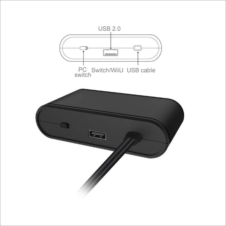 Dobe NSW 3 IN 1 GC Controller Adapter For N-SWITCH/WIIU/PC TNS-1894