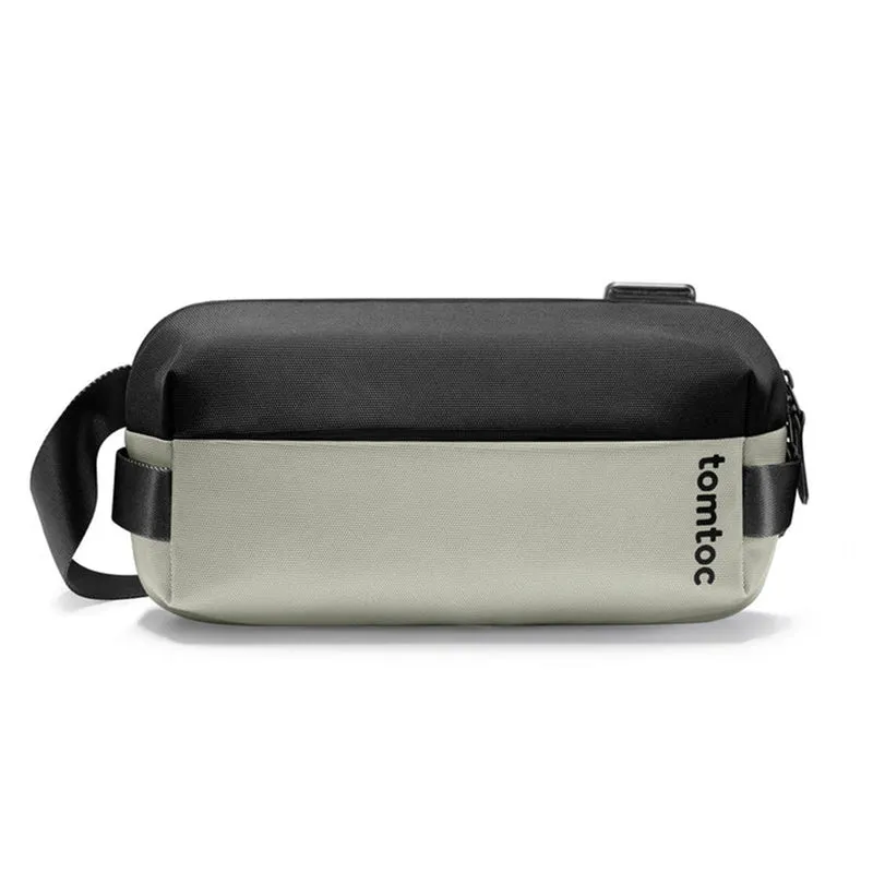 Tomtoc Explorer-T21 Sling Bag With Minimalist EDC Design - Small (Black, Light Gray, Olive Green, Space Grey, Inky Blue) (T21S1D1, T21S1G2, T21S1T1, T21S1G1, T21S1B1)