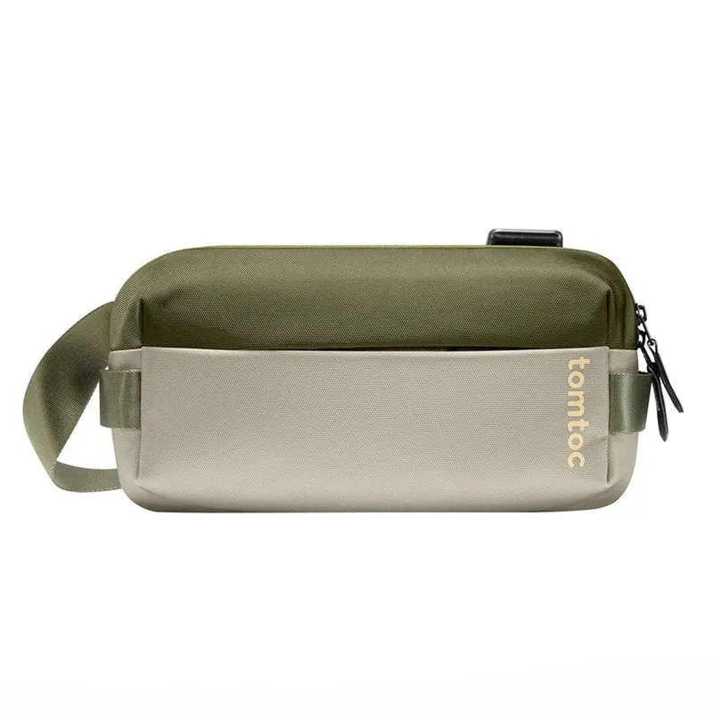 Tomtoc Explorer-T21 Sling Bag With Minimalist EDC Design - Small (Black, Light Gray, Olive Green, Space Grey, Inky Blue) (T21S1D1, T21S1G2, T21S1T1, T21S1G1, T21S1B1)
