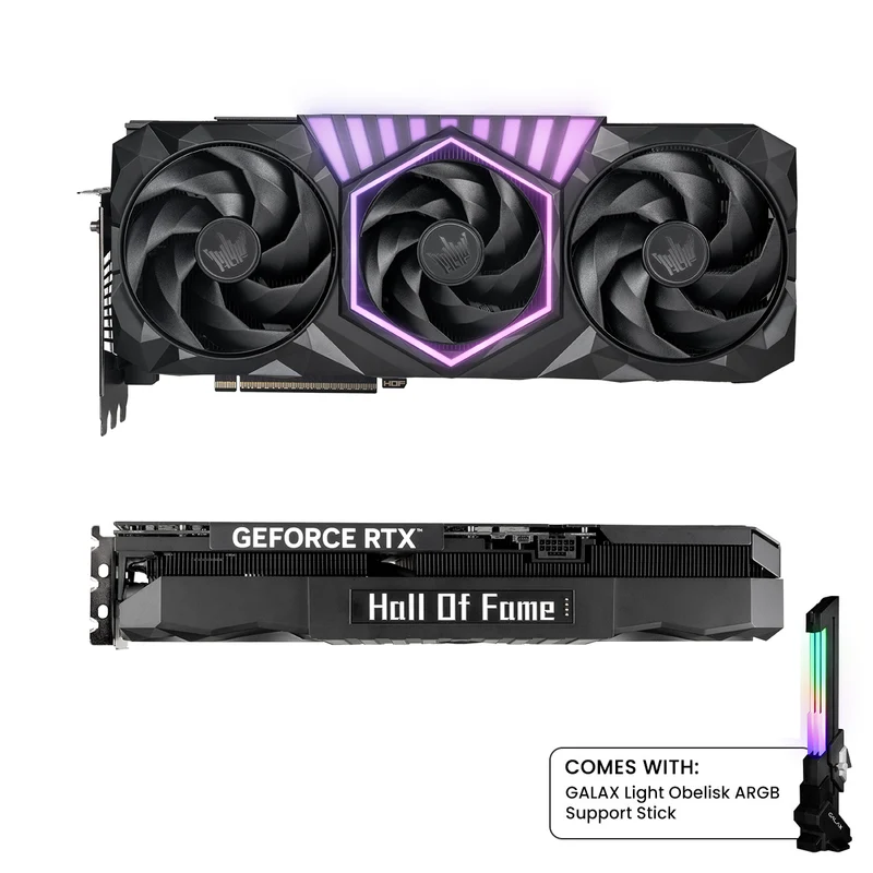 Galax GeForce RTX 5080 Hall Of Fame 16GB GDDR7 Gaming Graphics Card (Black)