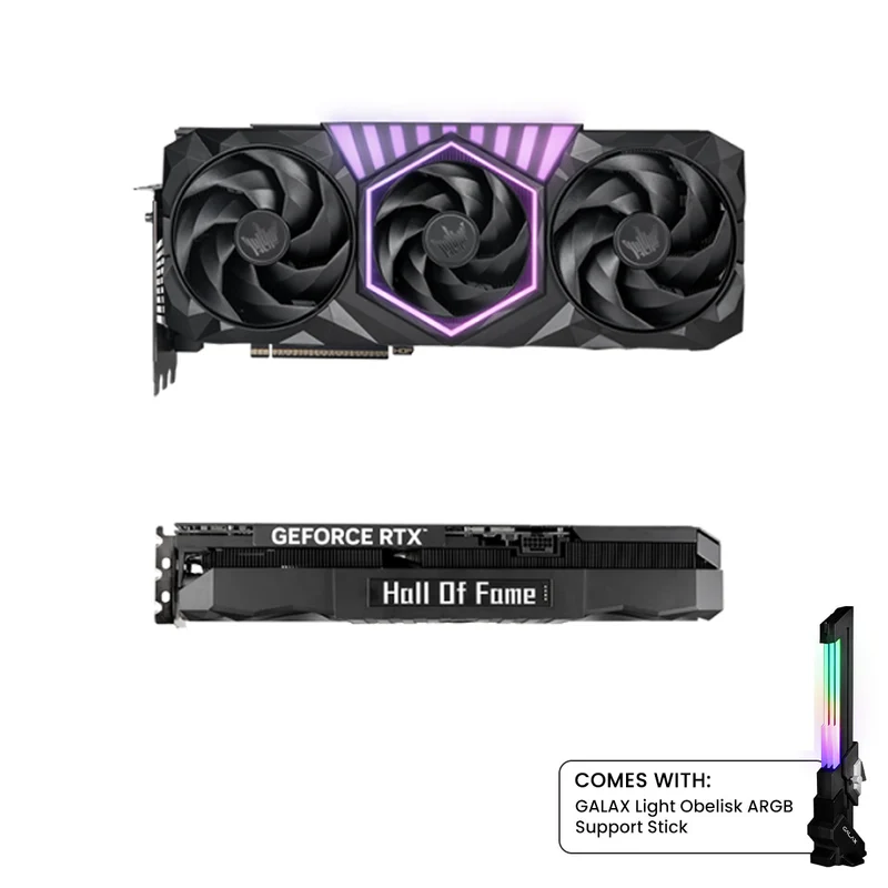 Galax GeForce RTX 5070 Ti Hall Of Fame 16GB GDDR7 Gaming Graphics Card (Black)