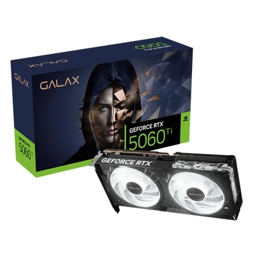 Galax GeForce RTX 5060 Ti 1-Click OC 16GB GDDR7 Gaming Graphics Card (Black)