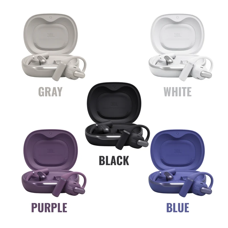 JBL Sense Pro True Wireless Open-Ear Headphones (Black, Blue, Grey, Purple, White)