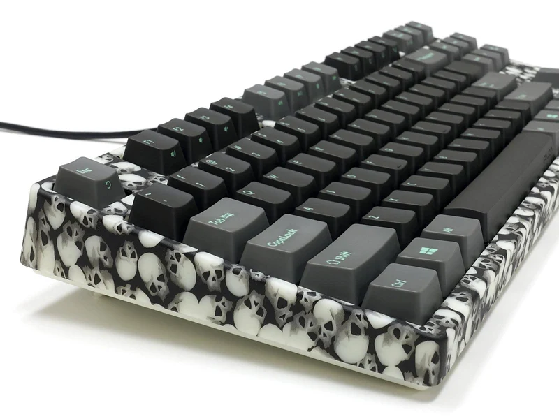 Filco Majestouch Lumi S Tenkeyless Double Shot PBT 87 US ASCII Mechanical Keyboard Lumi Skull (MX Red Switch) (FKBN87MRL/ECSP2LS)