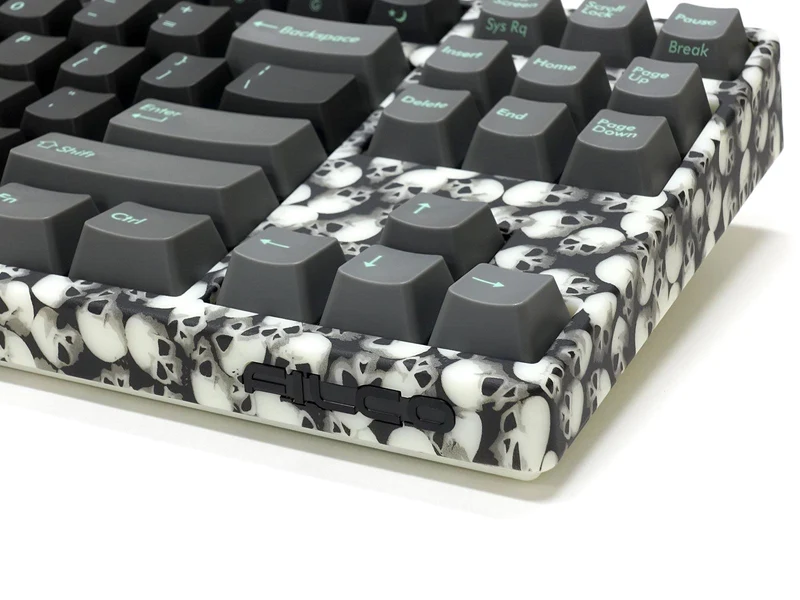 Filco Majestouch Lumi S Tenkeyless Double Shot PBT 87 US ASCII Mechanical Keyboard Lumi Skull (MX Red Switch) (FKBN87MRL/ECSP2LS)