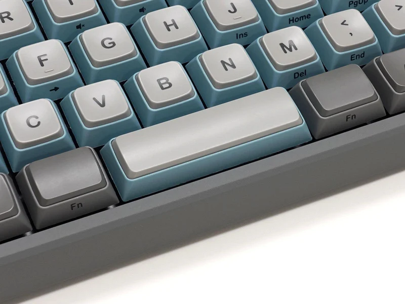 Filco Majestouch MINILA-R Convertible Double Shot PBT 63 US ASCII Mechanical Keyboard Sky Gray (MX Blue Switch) (FFBTR63MC/ESG)