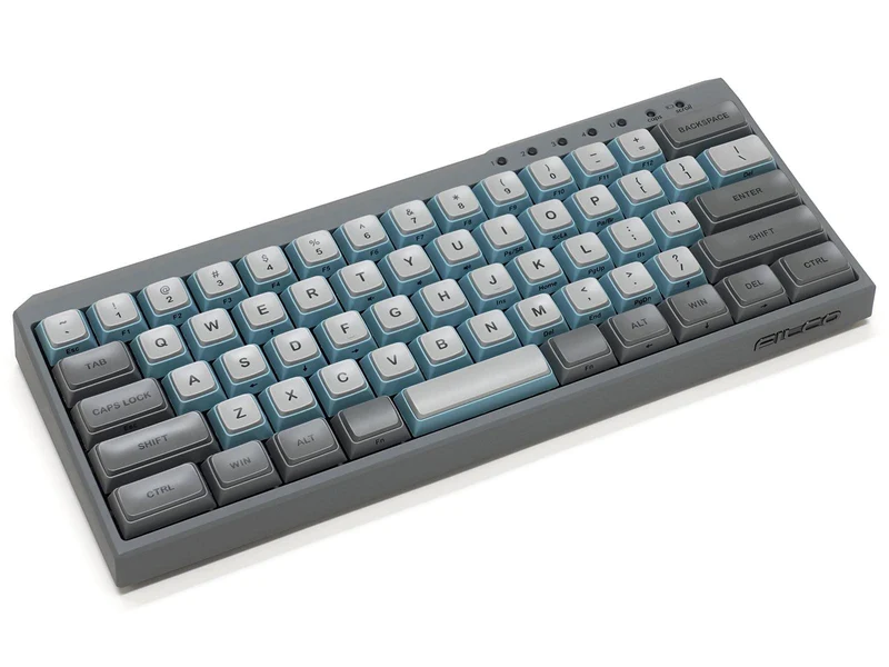 Filco Majestouch MINILA-R Convertible Double Shot PBT 63 US ASCII Mechanical Keyboard Sky Gray (MX Blue Switch) (FFBTR63MC/ESG)