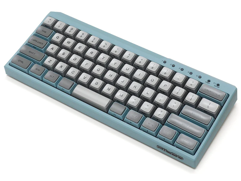 Filco Majestouch MINILA-R Convertible Double Shot PBT 63 US ASCII Mechanical Keyboard Asagi (MX Red Switch) (FFBTR63MRL/EAG)