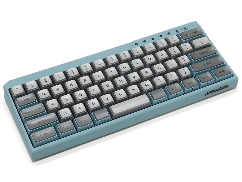 Filco Majestouch MINILA-R Convertible Double Shot PBT 63 US ASCII Mechanical Keyboard Asagi (MX Red Switch) (FFBTR63MRL/EAG)
