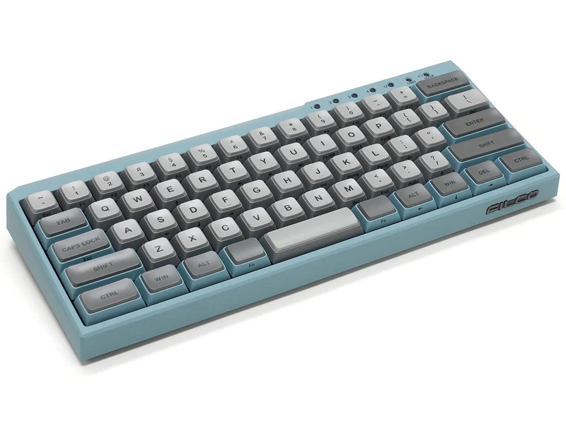Filco Majestouch MINILA-R Convertible Double Shot PBT 63 US ASCII Mechanical Keyboard Asagi (MX Red Switch) (FFBTR63MRL/EAG)