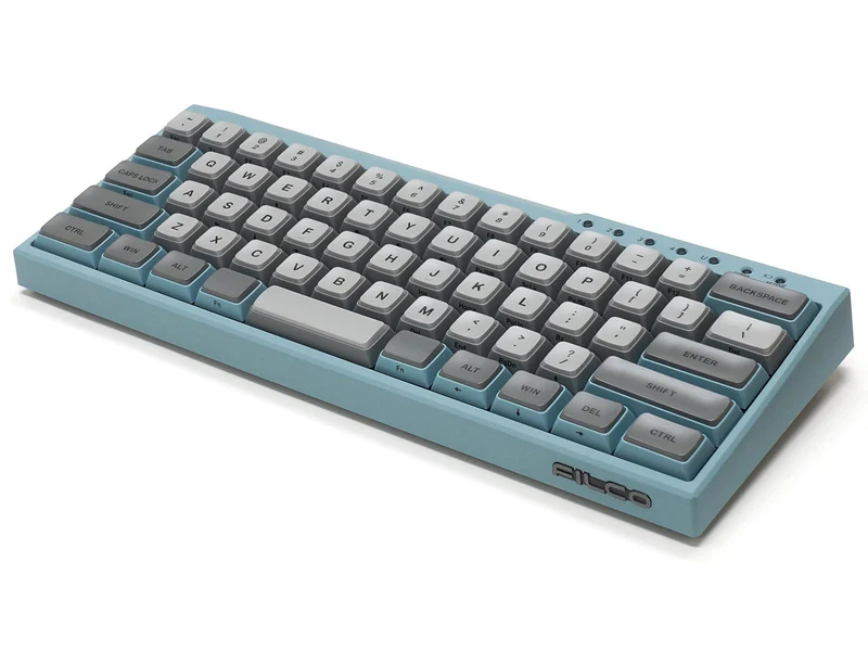 Filco Majestouch MINILA-R Convertible Double Shot PBT 63 US ASCII Mechanical Keyboard Asagi (MX Red Switch) (FFBTR63MRL/EAG)