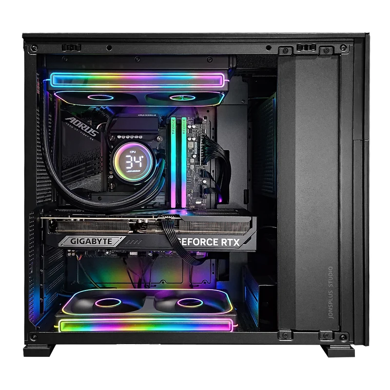Optima D41 DS8 Display Black Desktop Gaming PC | Intel i7 14700F | 32GB RAM | 1TB SSD | RTX 5070 TI | Windows 11 Pro