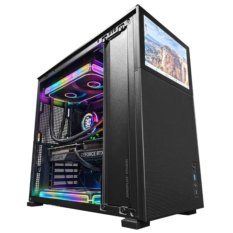 Optima D41 DS8 Display Black Desktop Gaming PC | Intel i7 14700F | 32GB RAM | 1TB SSD | RTX 5070 TI | Windows 11 Pro