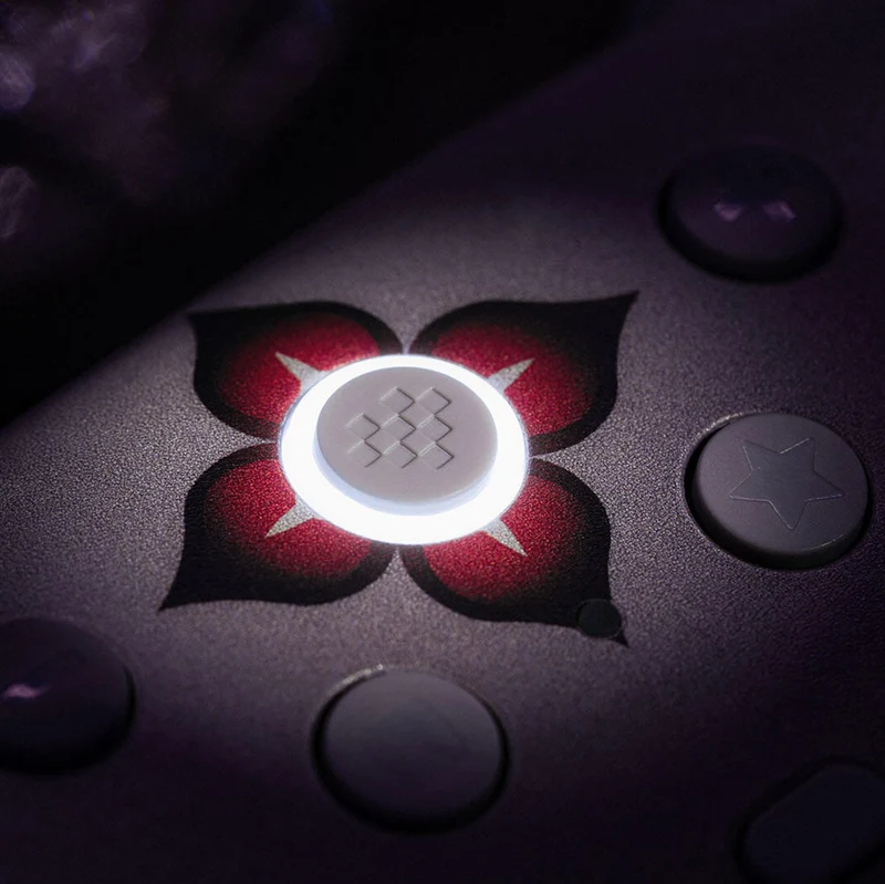 8BitDo Ultimate 2 Wireless Controller with TMR Joysticks, Switchable Hall Effect/ Tactile Triggers, RGB Fire Ring, 8Speed Wireless Tech with Charging Dock for Windows/Android (Honkai Star Rail - Evernight) (81HE)