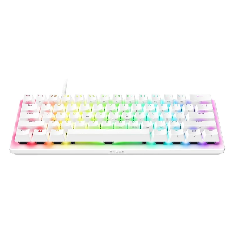 Razer Huntsman V3 Pro Mini 60% Analog Optical Esports Keyboard (White)